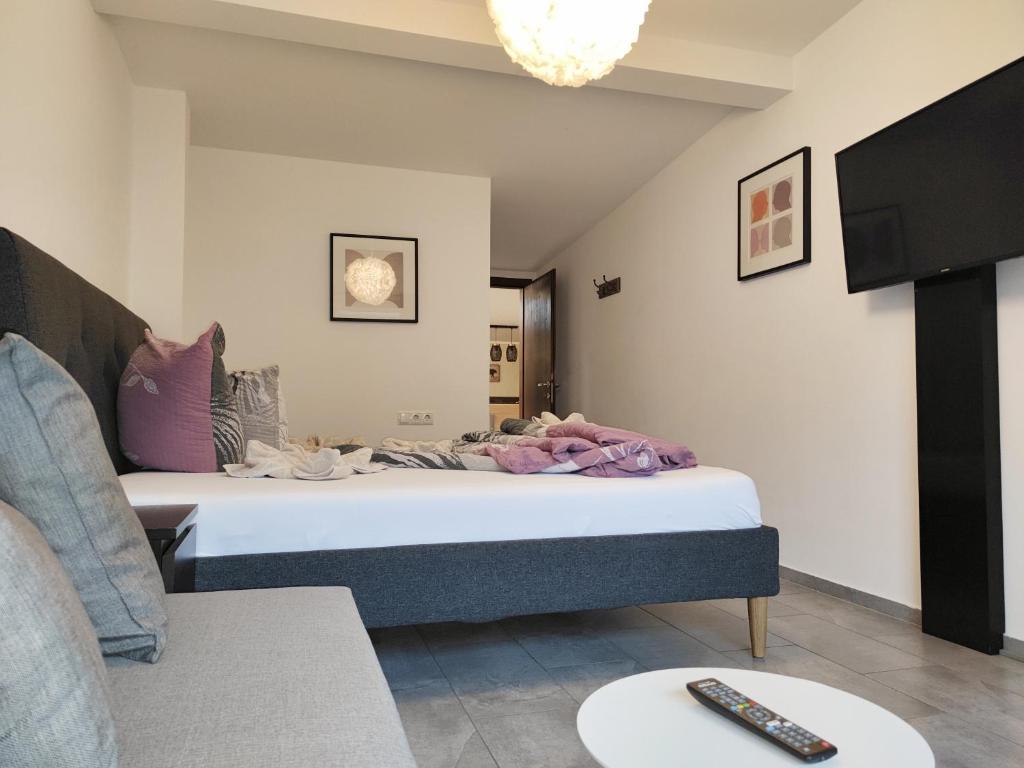 Postel nebo postele na pokoji v ubytování Freestyle Apartment
