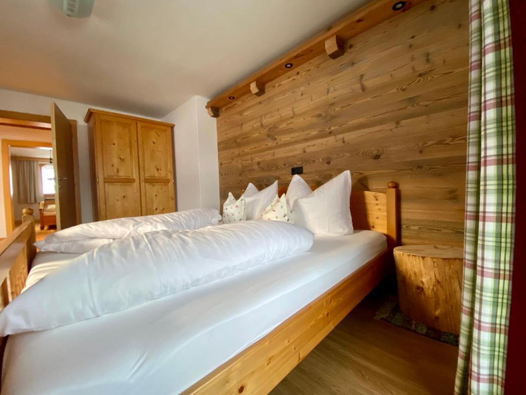 Postel nebo postele na pokoji v ubytování Ferienhaus Oberhuben