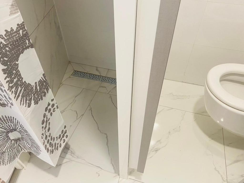 Koupelna v ubytování Hostel OT