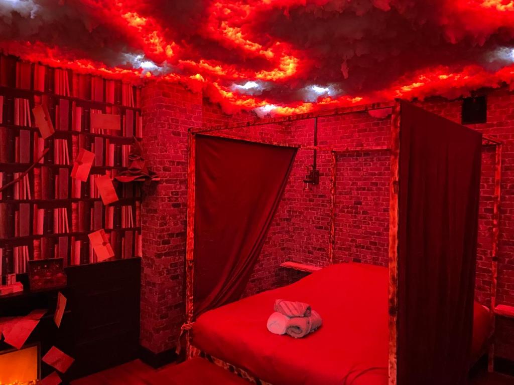 Posteľ alebo postele v izbe v ubytovaní Harry Potter - Dans la peau d'un sorcier - 168