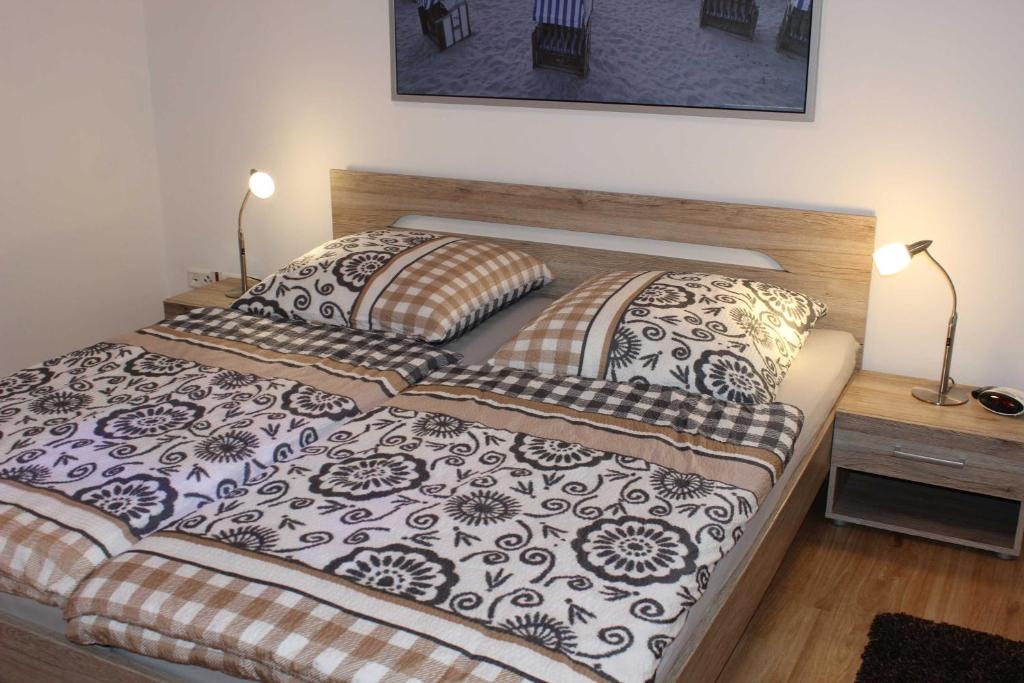 Postel nebo postele na pokoji v ubytování Befeld Susanne