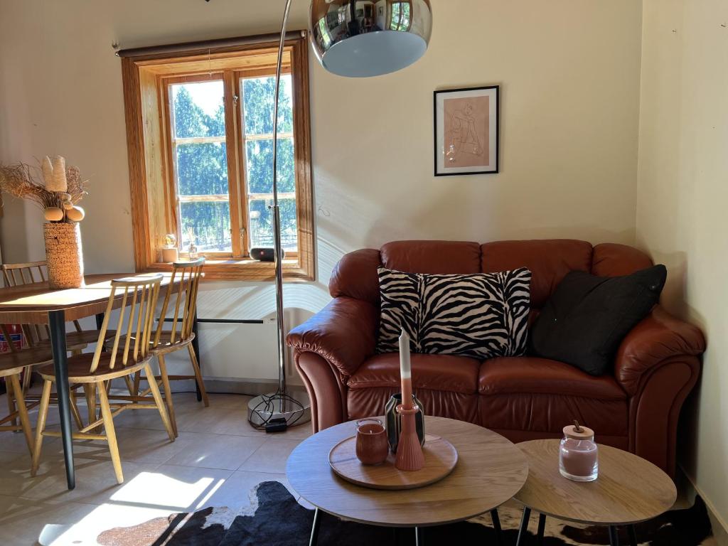 Posezení v ubytování Gammelgården Guesthouse