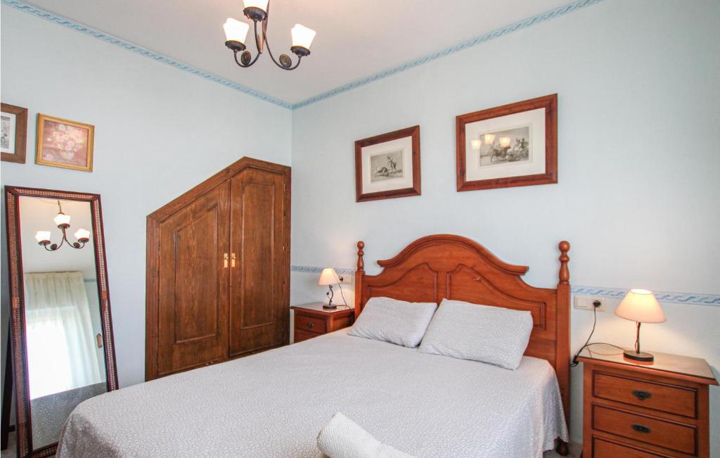 Posteľ alebo postele v izbe v ubytovaní Pet Friendly Apartment In Torrevieja