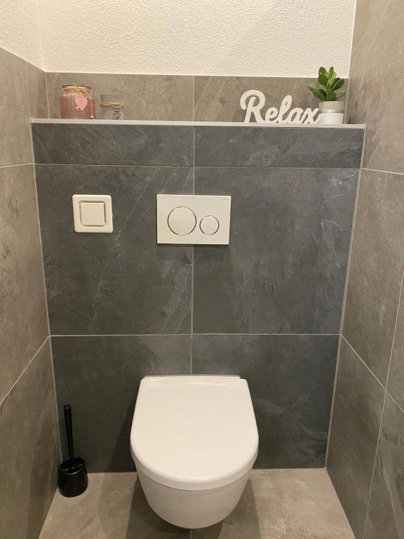 Koupelna v ubytování Leonies Appartement