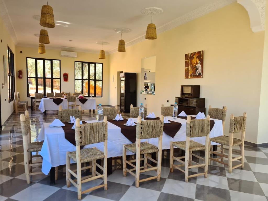 Restaurace v ubytování Le Domaine M