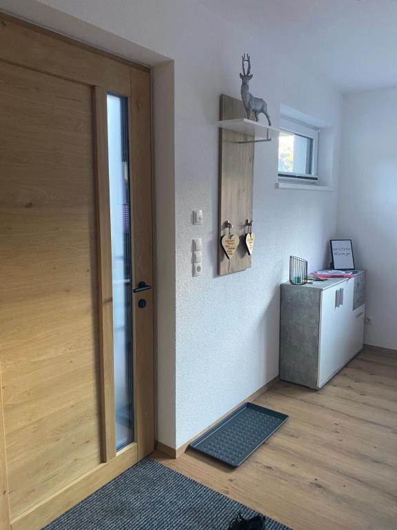 Kuchyň nebo kuchyňský kout v ubytování Leonies Appartement