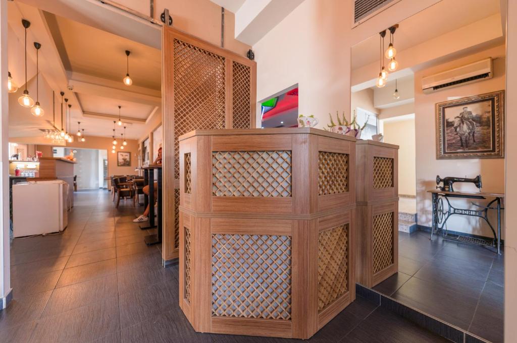 Kuchyň nebo kuchyňský kout v ubytování Hotel Villa Sarto