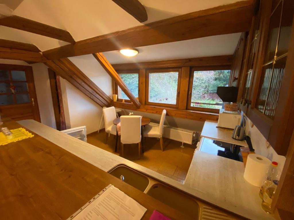 Area soggiorno di Apartmány Dolní Vítkov