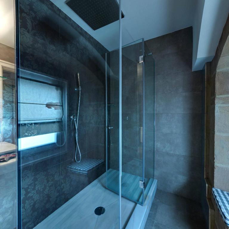 Koupelna v ubytování Hotel Palacio Muñatones