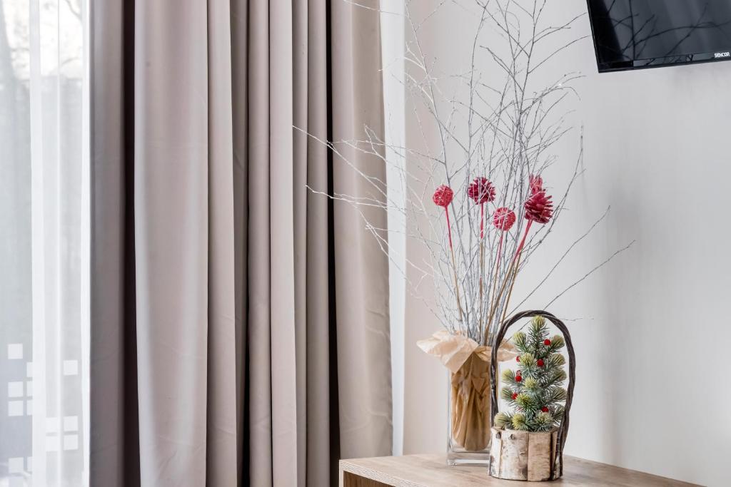 TV a/nebo společenská místnost v ubytování Kora Apartments