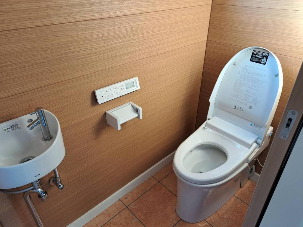 Koupelna v ubytování Tiz wan 明石大橋