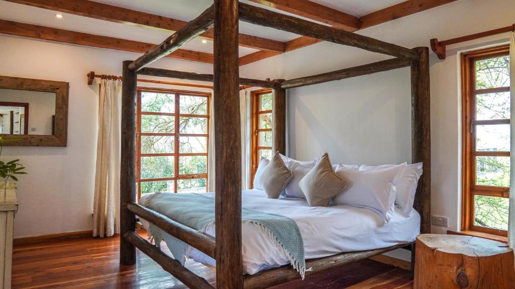 Voodi või voodid majutusasutuse The Treehouse toas