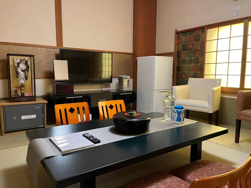 Kuchyň nebo kuchyňský kout v ubytování Kyoto Ryokan Gion Sano