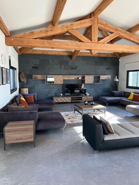 Χώρος καθιστικού στο Villa Design