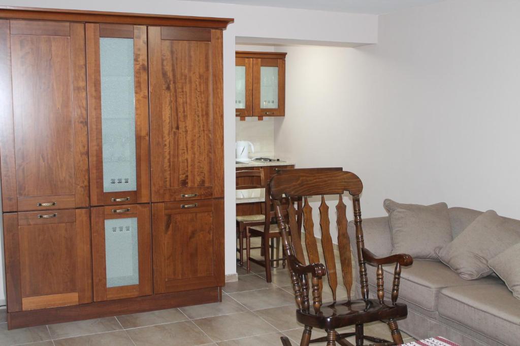 Posezení v ubytování Gudauri Magistyle Penthouse