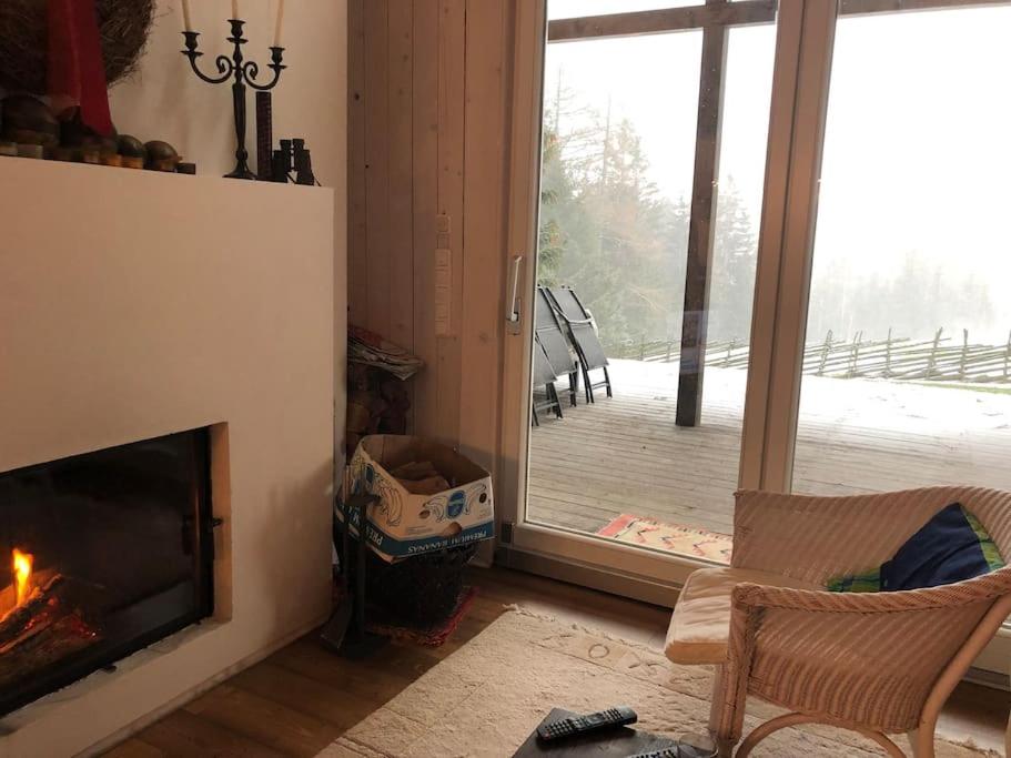 Posezení v ubytování Teichalm Lodge Landhaus