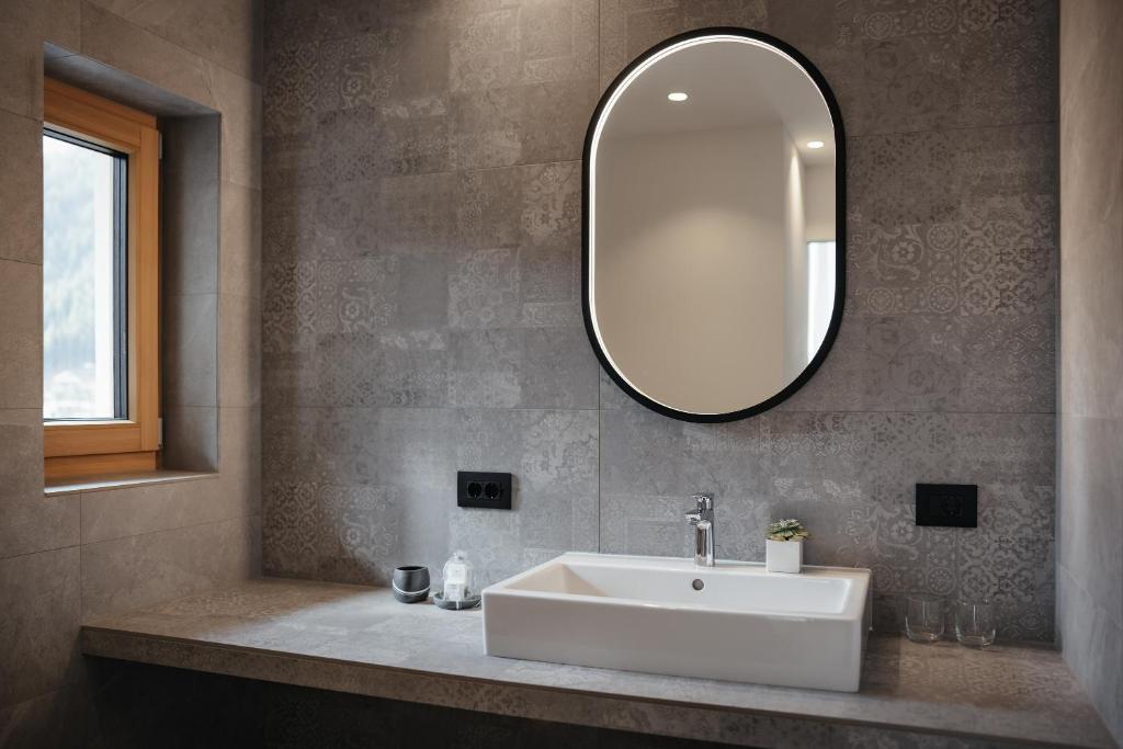 Koupelna v ubytování Hotel Pradat