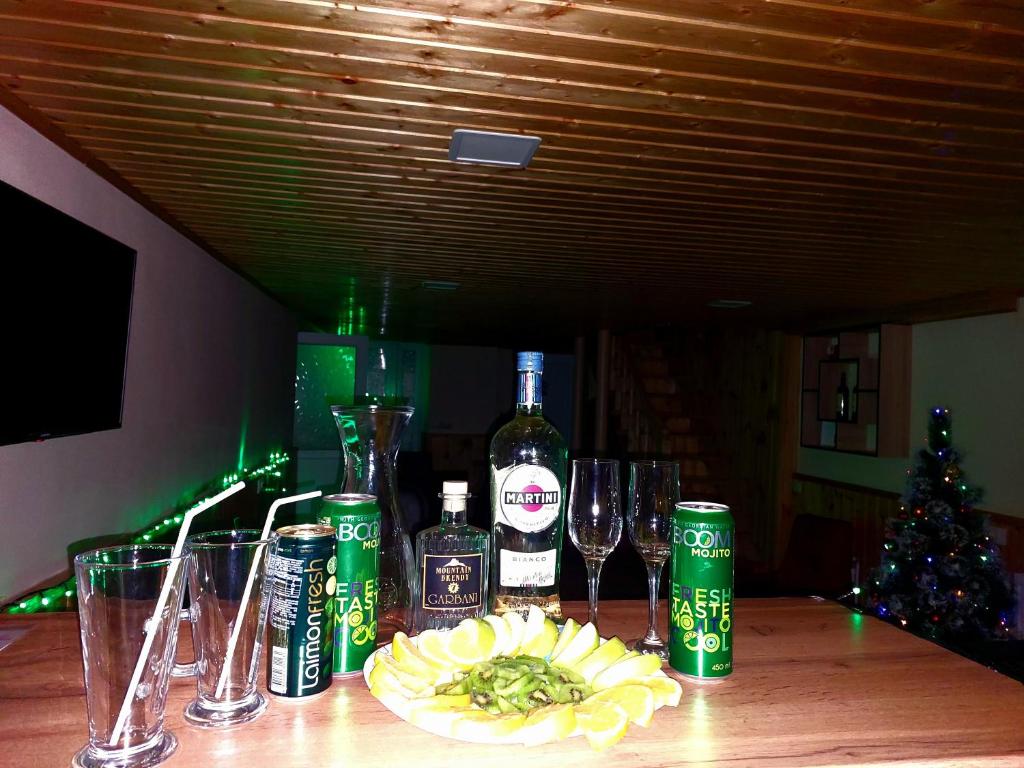 Nápoje v ubytování Hotel Garbani
