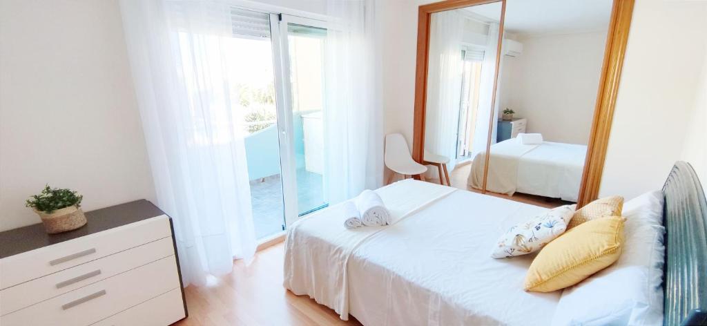 Postel nebo postele na pokoji v ubytování Apartamento Pont Sec by DENIA COSTA