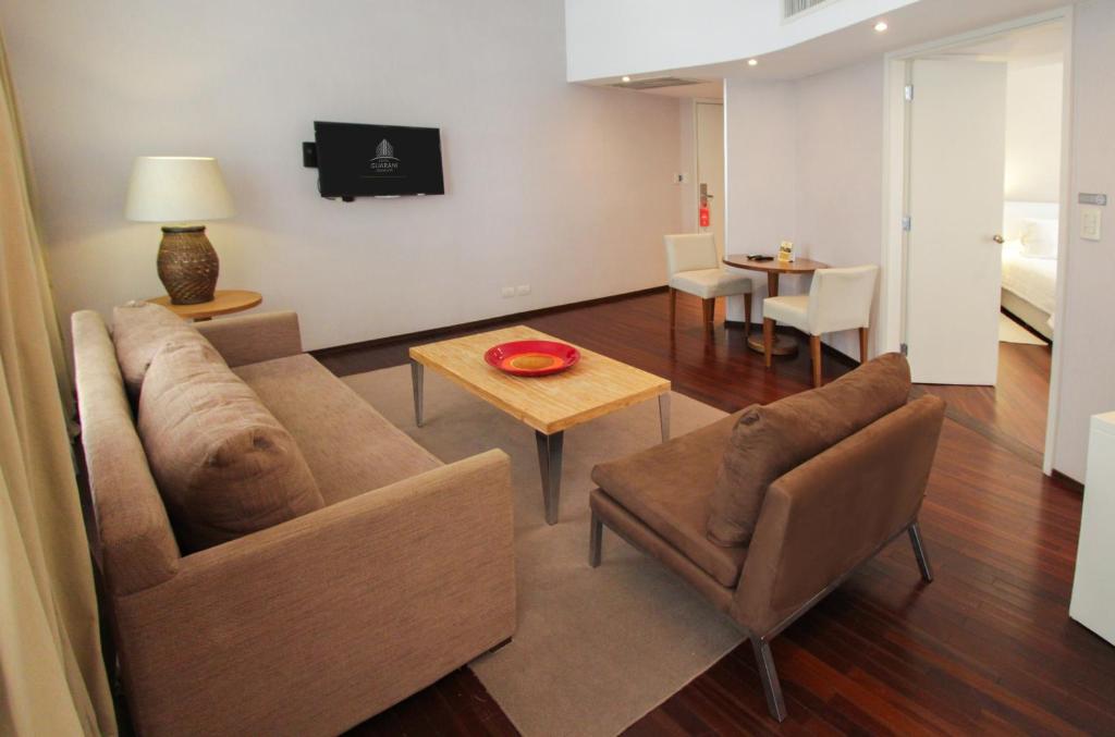 Posezení v ubytování Hotel Guarani Asuncion