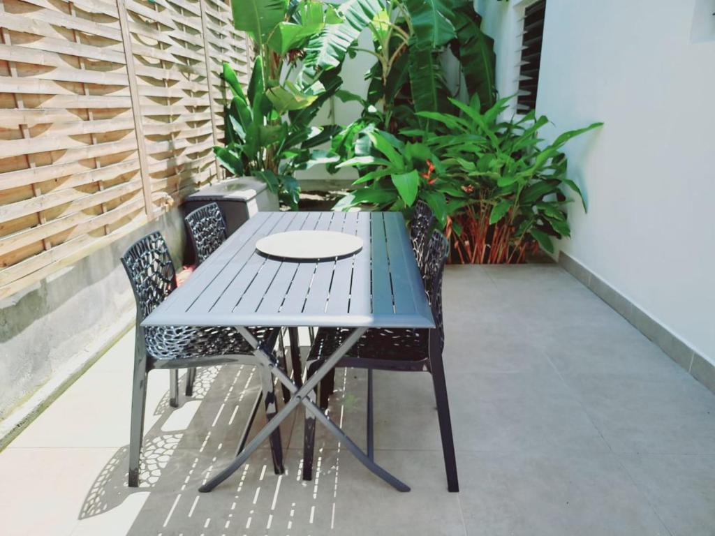 Patio nebo venkovní prostory v ubytování Le DAMOUR Appartement 1 ou 2 chambres