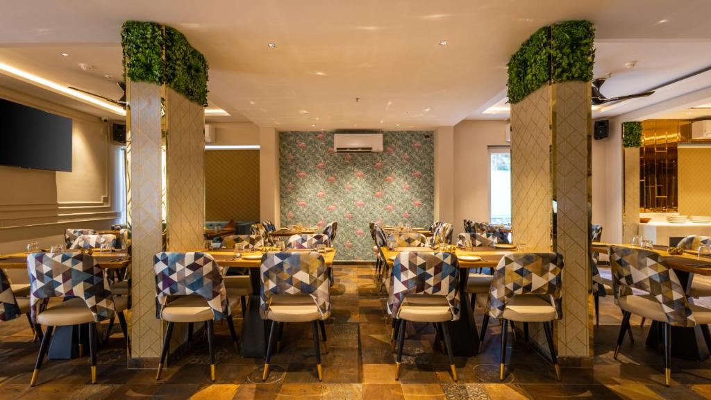 Restaurace v ubytování Renest Calangute Goa