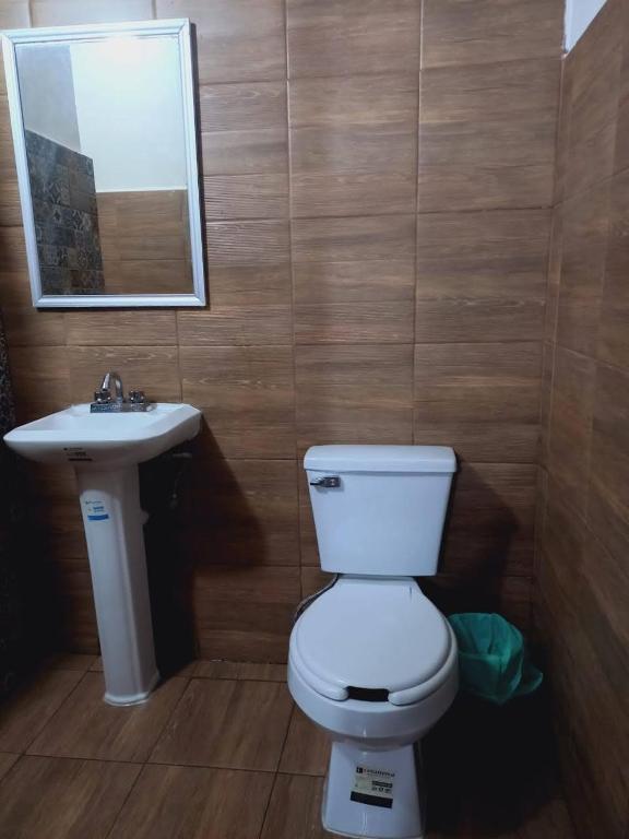 Koupelna v ubytování Hotel Verasol