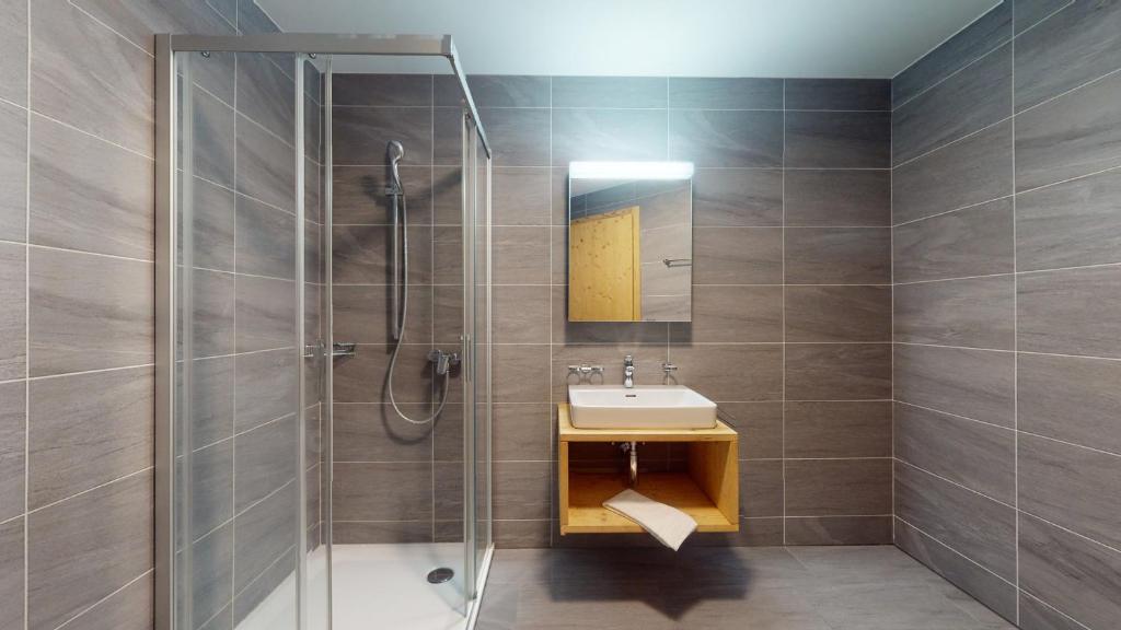Koupelna v ubytování Les Mayens LUXURY & COSY apartments