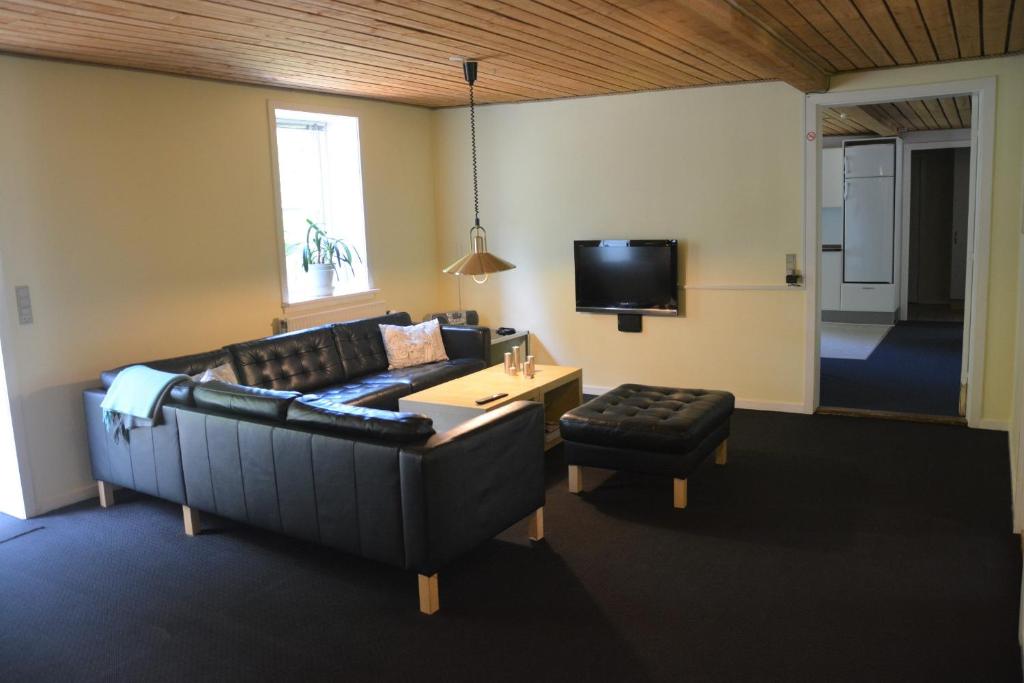 TV a/nebo společenská místnost v ubytování Gunneruphus Bed & Breakfast