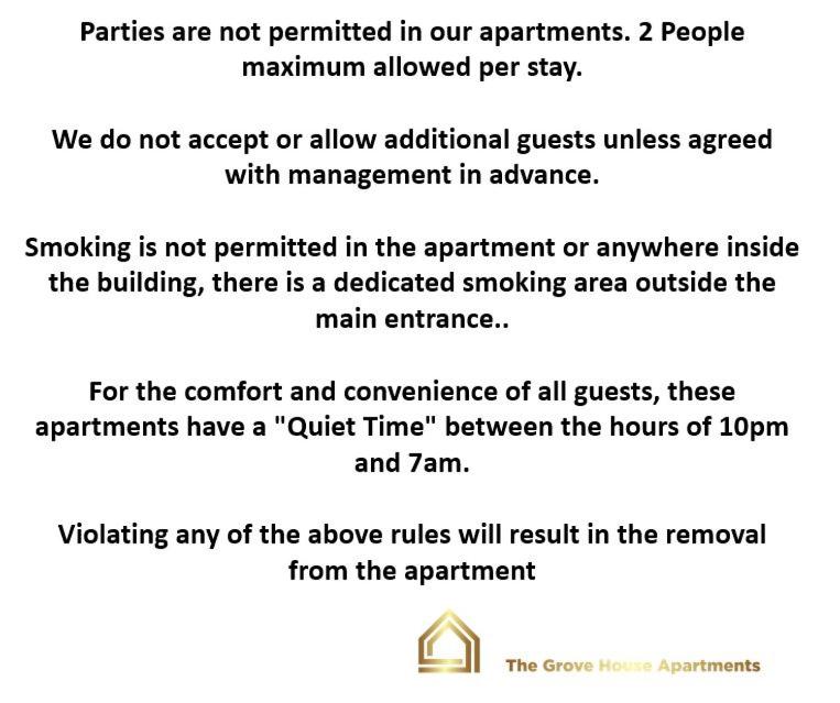 a screenshot of a page of a document at #2 TGHA Luxury Studio Apartment in Athlone in Athlone