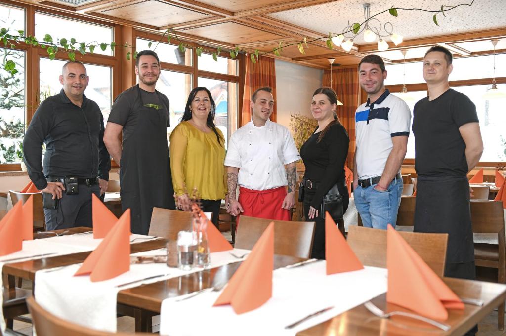 Hostia v ubytovaní Tre Soli Appartements Restaurant