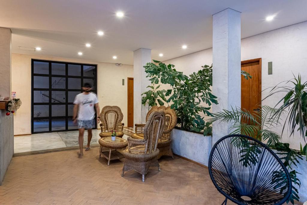 Posezení v ubytování Soy Local Santa Marta