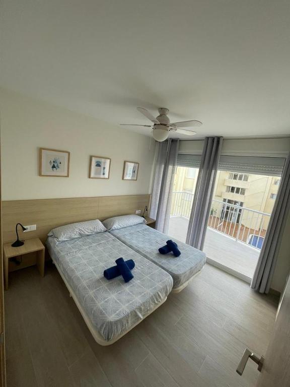 Posteľ alebo postele v izbe v ubytovaní Edificio Albires