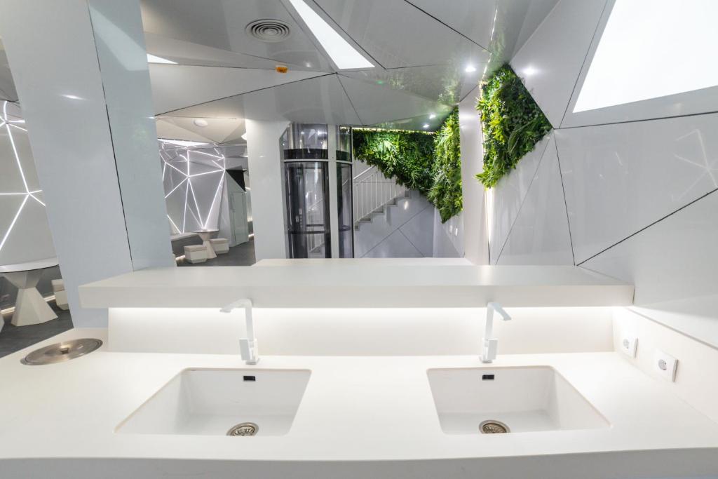 Koupelna v ubytování Optimi Rooms Madrid