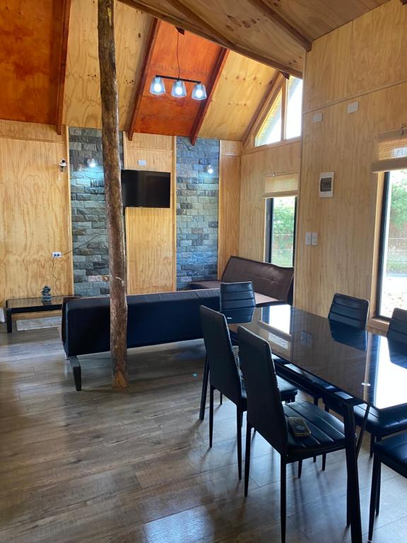 Μια τηλεόραση ή/και κέντρο ψυχαγωγίας στο Cabañas Francisca