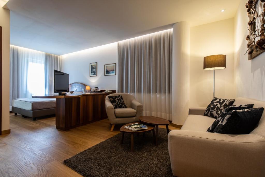 Posezení v ubytování Grand Hotel Gortani