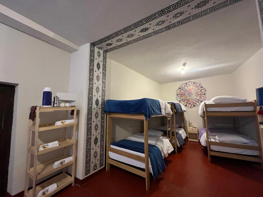 Letto o letti in una camera di The Sleepy Mouse