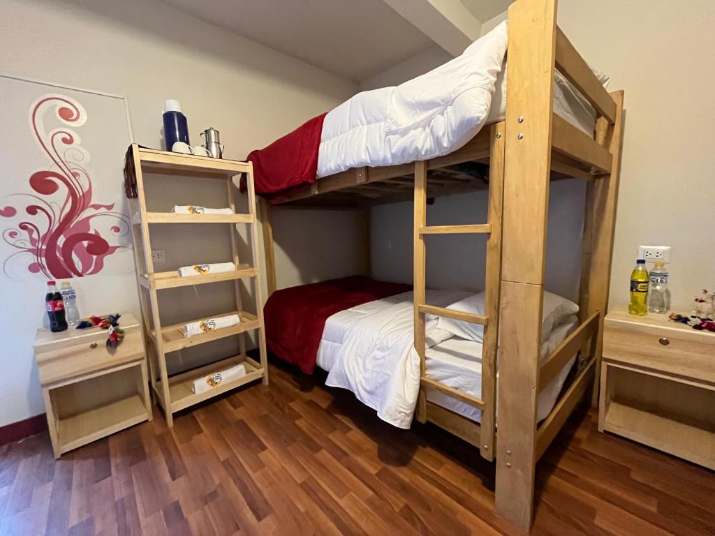 Letto o letti in una camera di The Sleepy Mouse