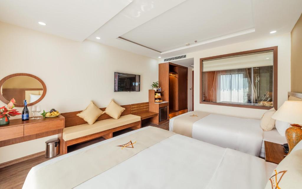 Phòng Giường Đôi/2 Giường Đơn Nhìn Ra Biển