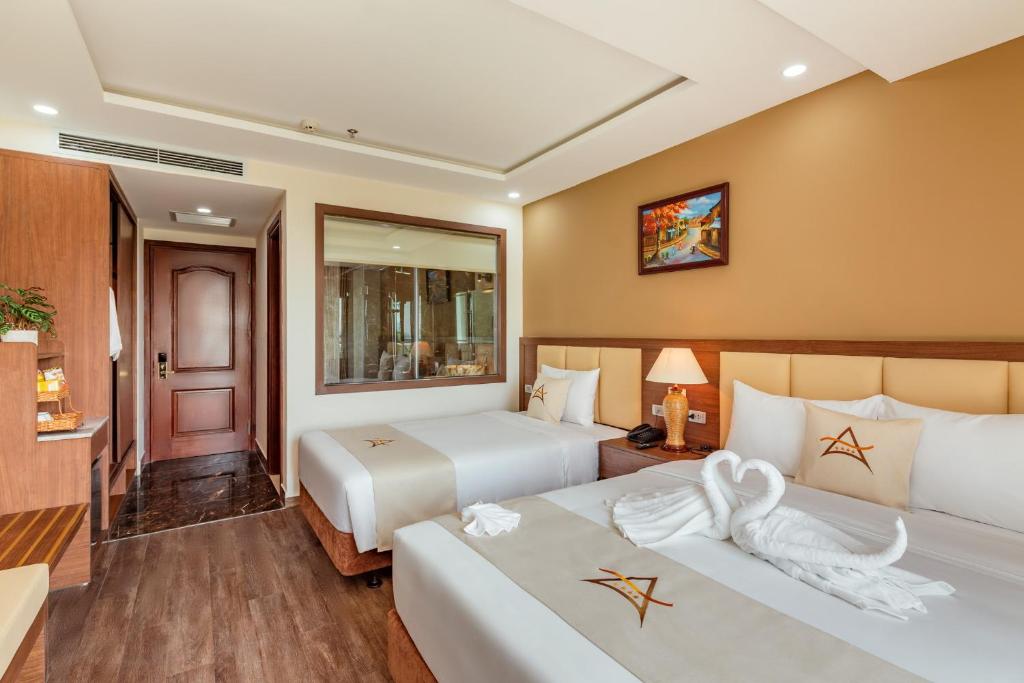 Phòng Giường Đôi/2 Giường Đơn Nhìn Ra Biển