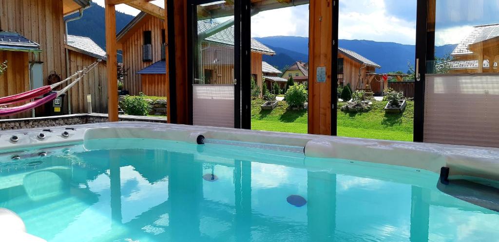 Bazén v ubytování Kreischberg Chalet in Murau nebo v jeho okolí