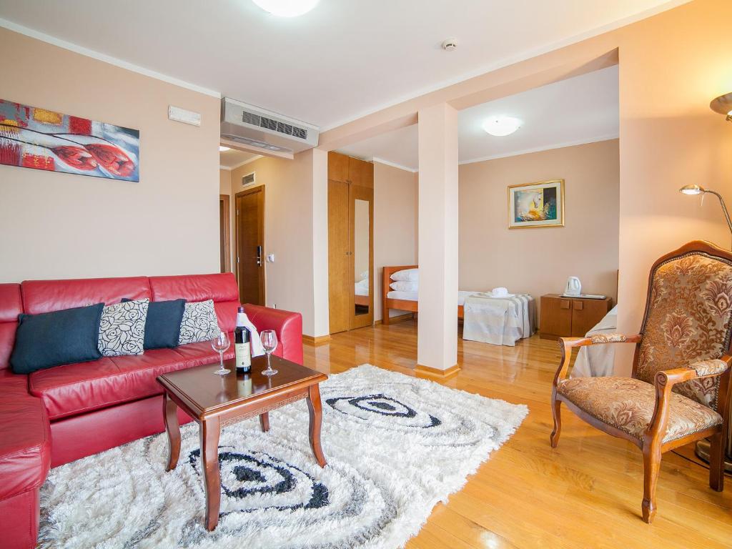 Posezení v ubytování Hotel Petrovac