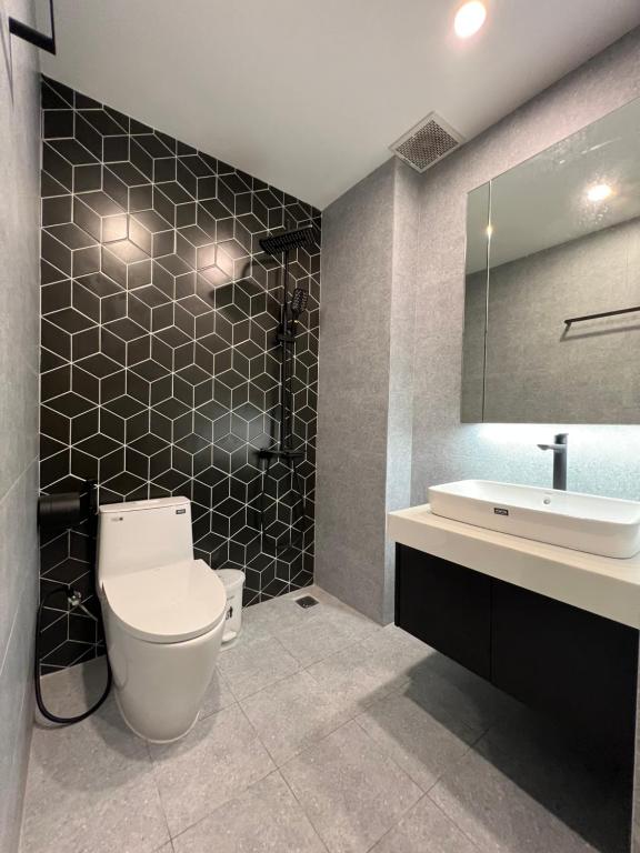 Phòng tắm tại LE CIMENT - Apartment Hotel