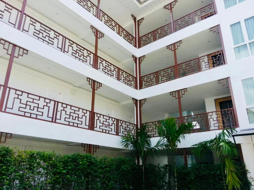 Balkón nebo terasa v ubytování INN Kham Apartment