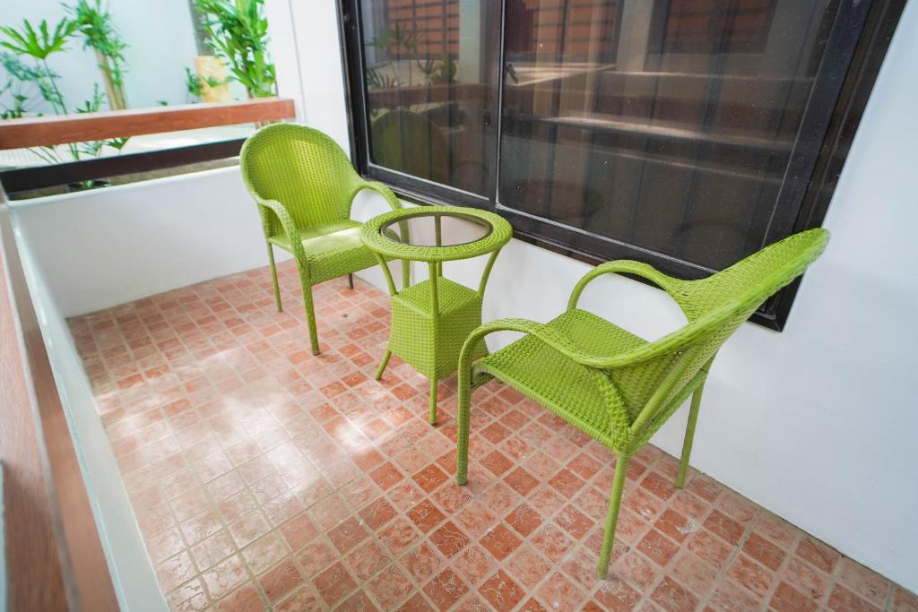Posezení v ubytování Balay Greenika Tagyatay Private Pool
