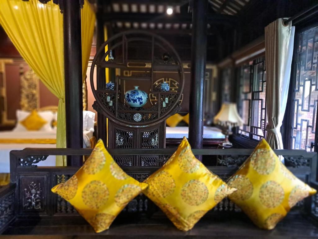 Χώρος καθιστικού στο Mandarin Homestay Hue