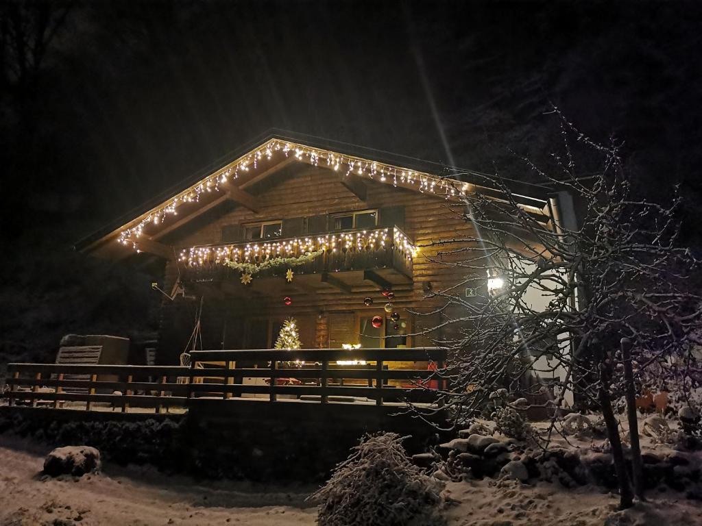 Knusperhäuschen durante l'inverno