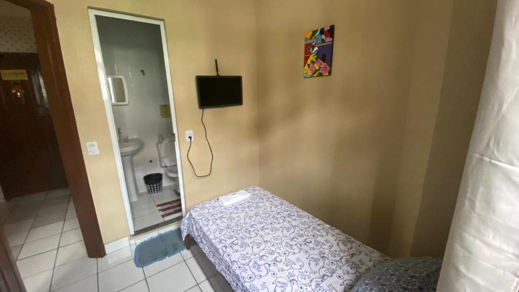 TV a/nebo společenská místnost v ubytování RioSlz Hostel