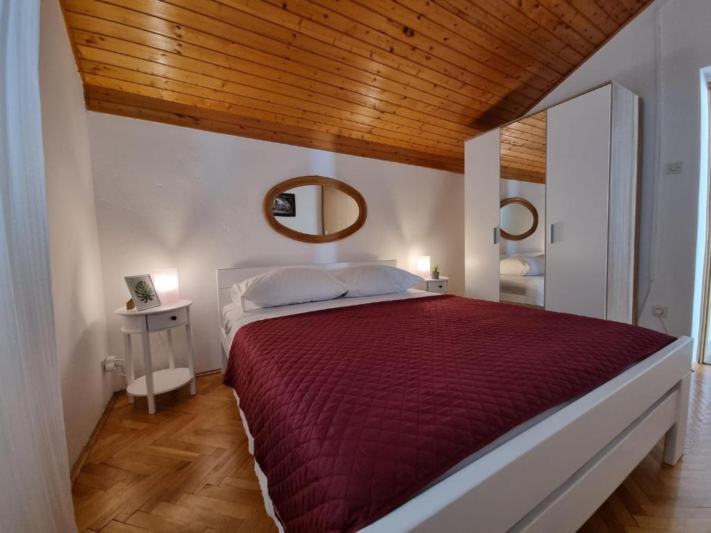 Postel nebo postele na pokoji v ubytování Apartment Zen