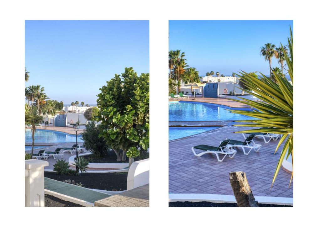 Bazén v ubytování Sky and Sea Loma Verde, pool and terrace with sea view nebo v jeho okolí